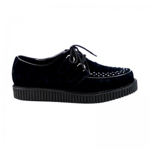 Demonia Creeper 602s - Platform Gothic Rockabilly Punk Women Creepers Black USA | BR2-72847C2