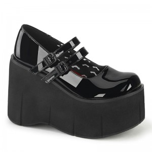 Demonia Kera 08 - Platform Women Mary Janes Black USA | ZM4-66006F0