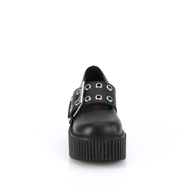 Demonia Creeper 230 - Platform Mary Jane Women Creepers Black USA | BZ2-81018Q2