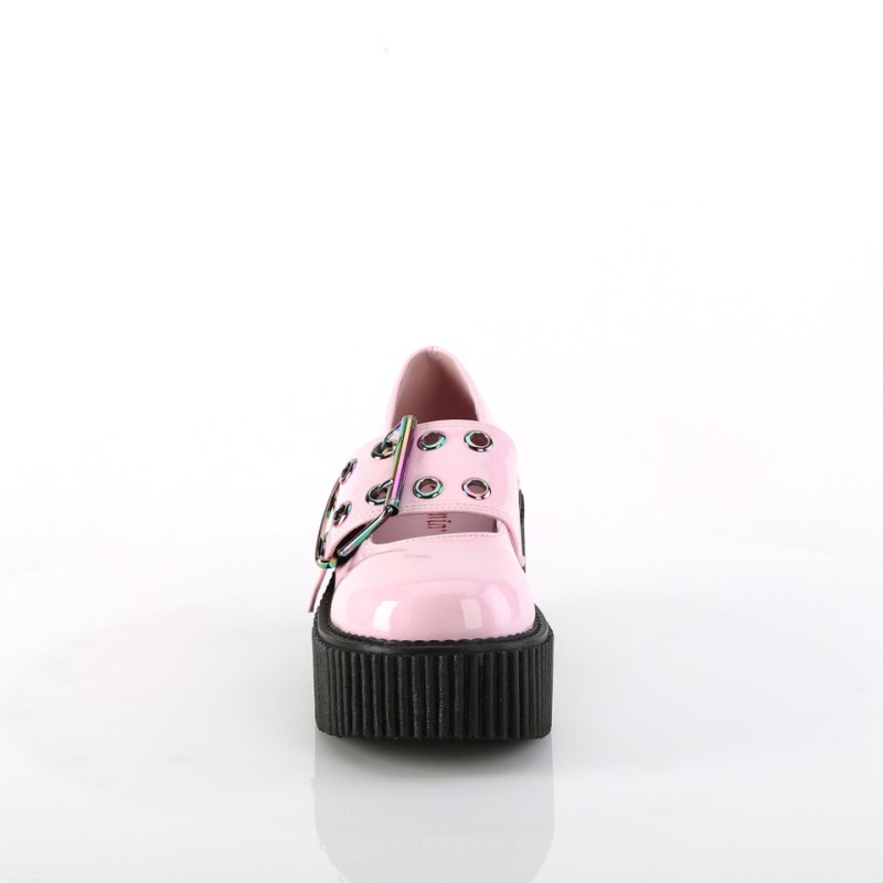 Demonia Creeper 230 - Platform Mary Jane Women Creepers Pink USA | MY4-48974V0