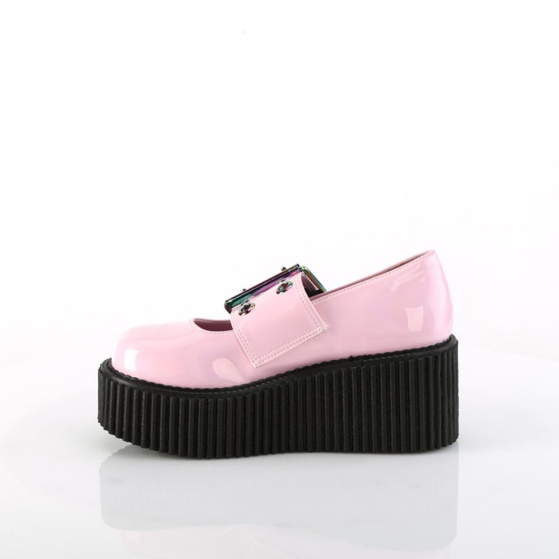 Demonia Creeper 230 - Platform Mary Jane Women Creepers Pink USA | MY4-48974V0