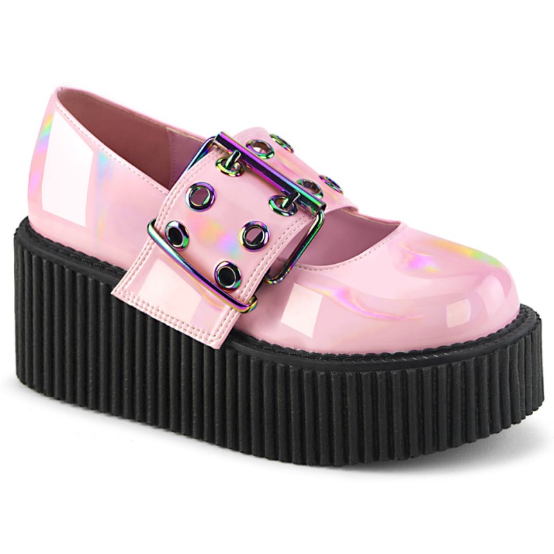 Demonia Creeper 230 - Platform Mary Jane Women Creepers Pink USA | MY4-48974V0