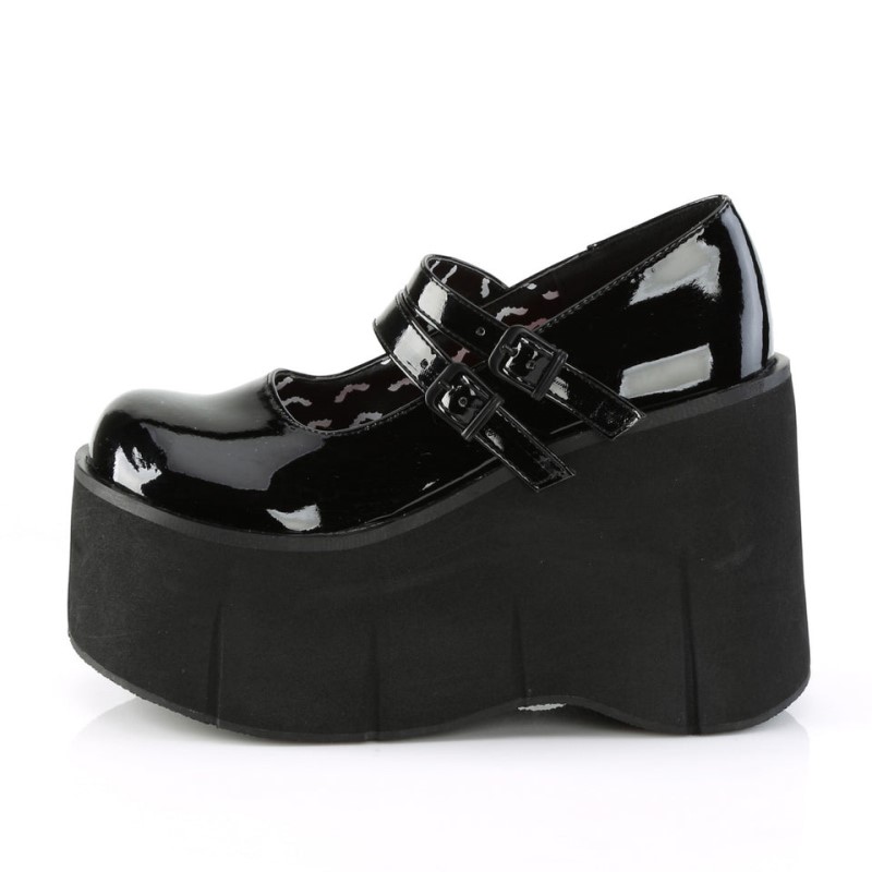 Demonia Kera 08 - Platform Women Mary Janes Black USA | ZM4-66006F0