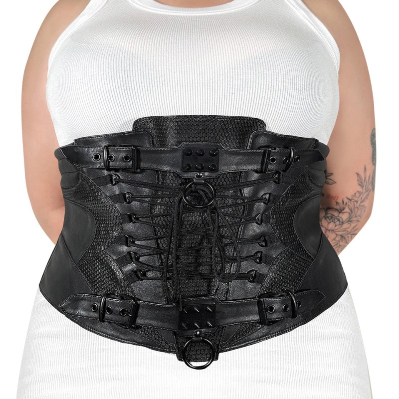 Demonia Waist Cincher Accessories Black USA | PL7-78247Z4